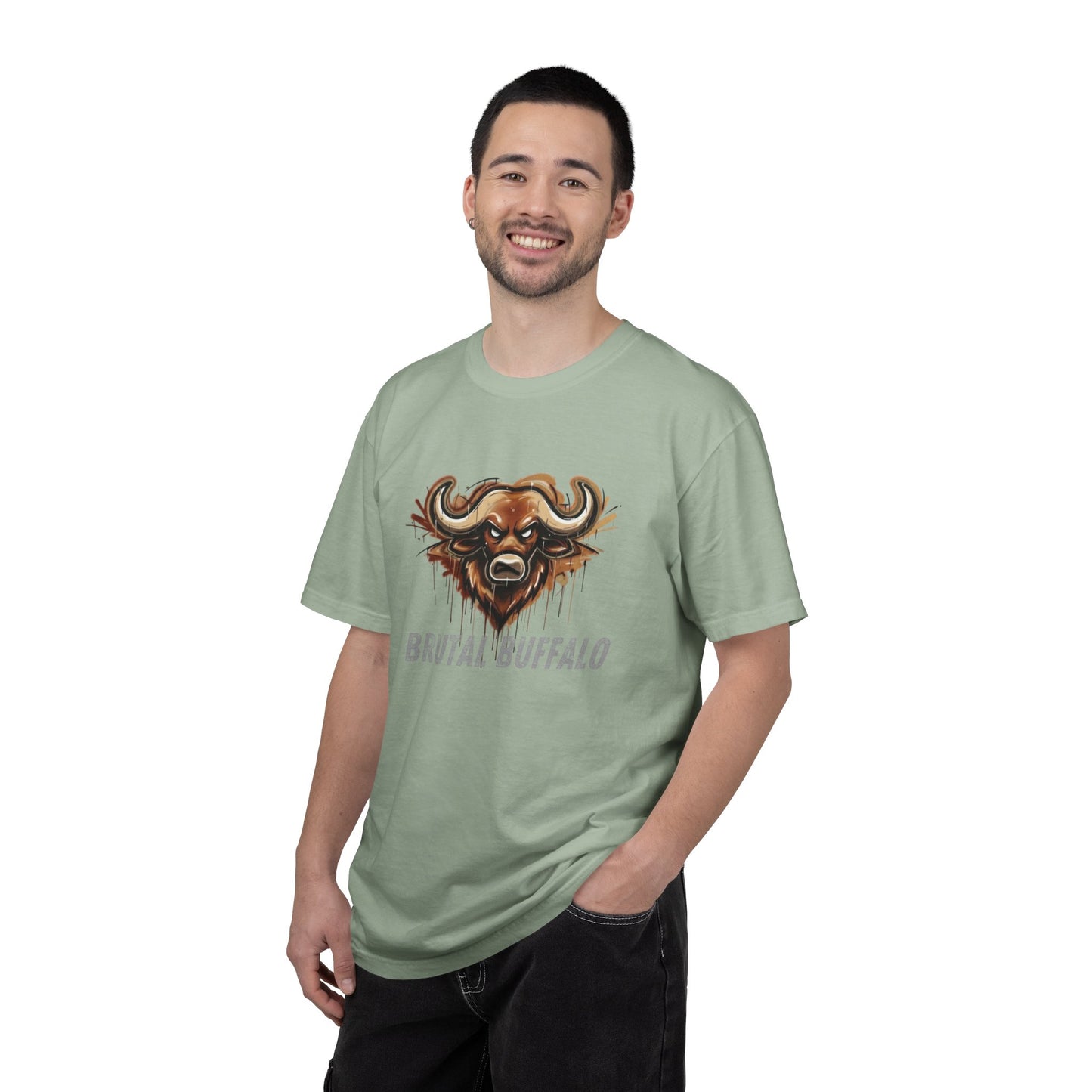 Graffiti Buffalo Head Tee